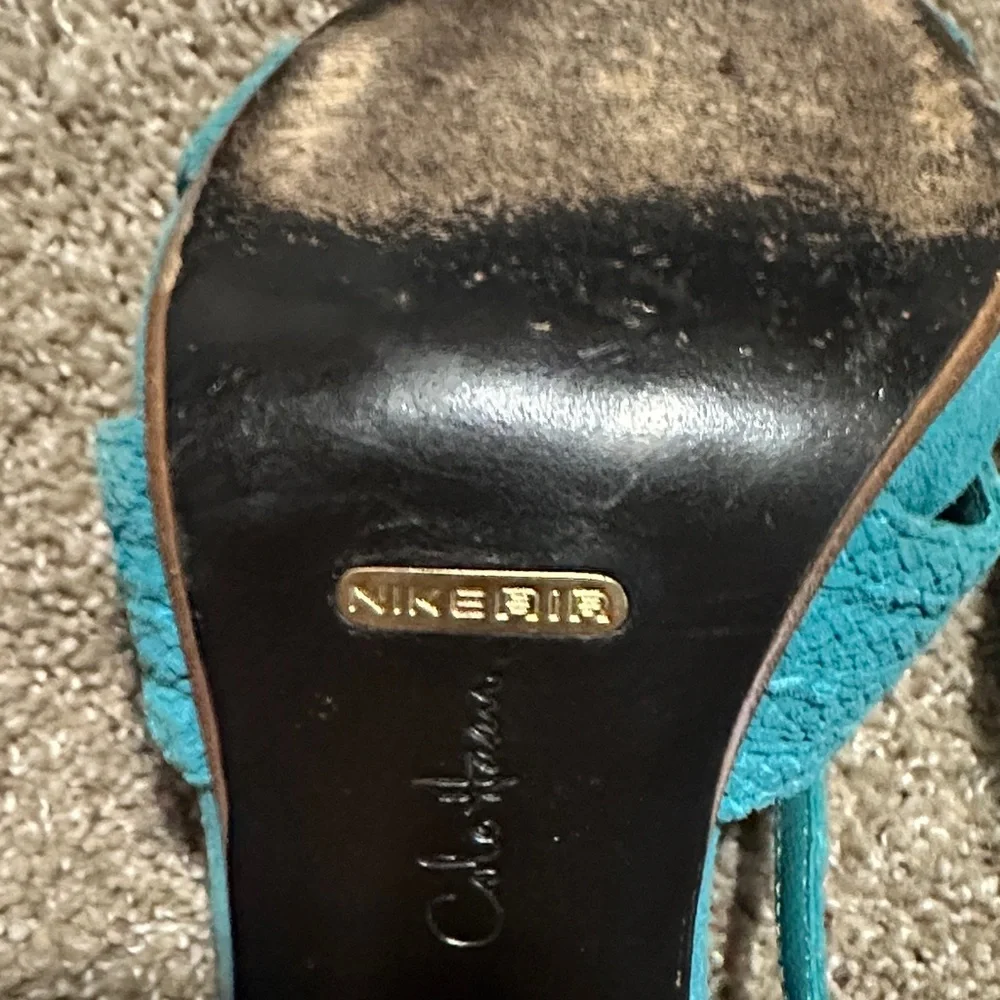 Cole Haan Nike Air Teal Strappy Sandals
